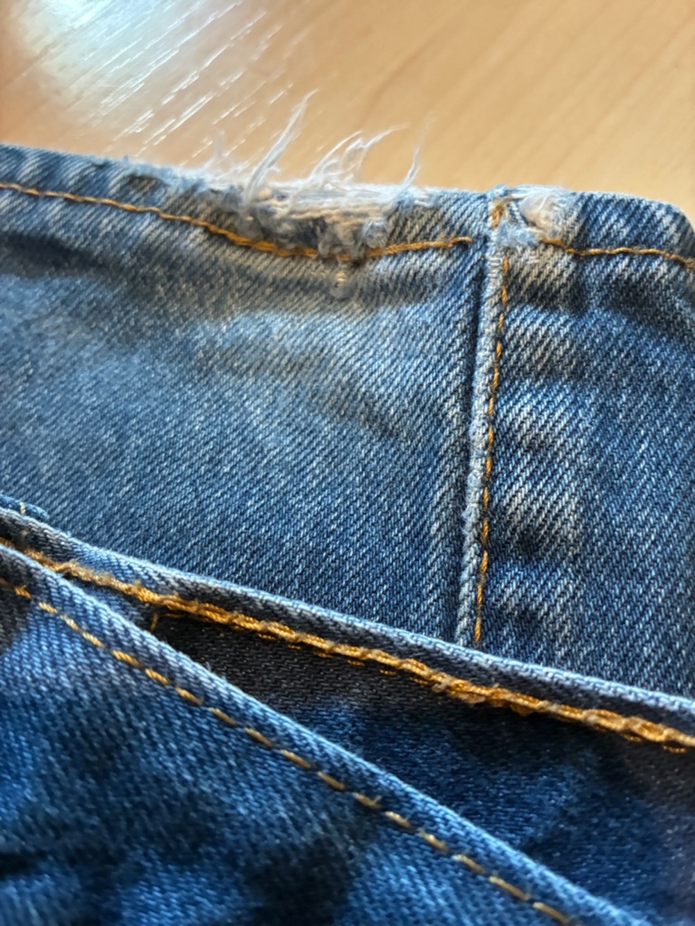 Classic Dark Blue Men's Jeans - Picture 3 of 12